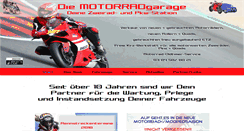 Desktop Screenshot of diemotorradgarage.de